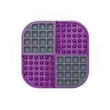 LickiMat® Slomo™ lízacia podložka 20 x 20 cm fialová